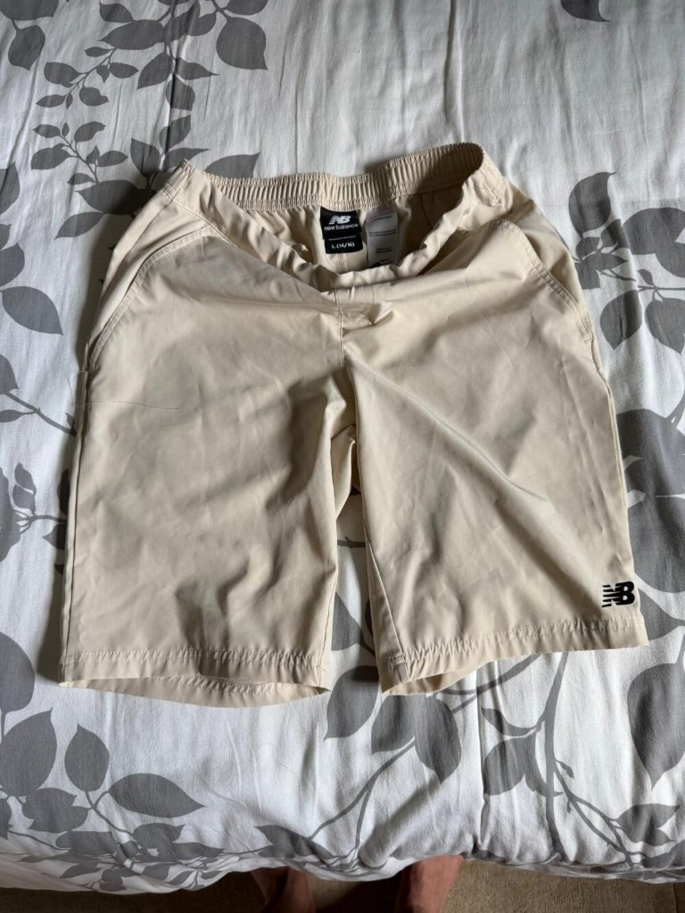 Like New New Balance polyester boy athletic shorts. Size 14-16.
